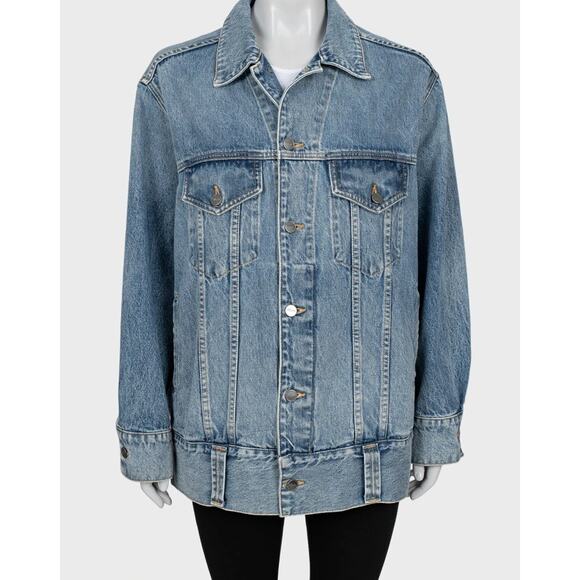 Khaite Oversized Blue Denim Jacket Sz.S - Picture 1 of 4